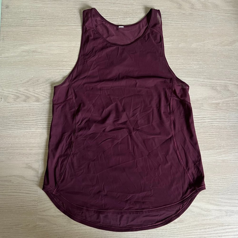 Lululemon Sculpt Tank II - Garnet - Size 6